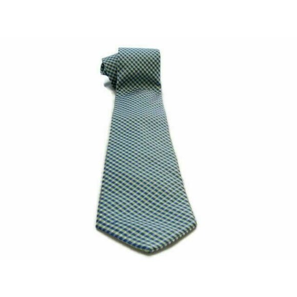 Michael Kors Men's Tie NWOT Silk Designer Dress Suit Necktie Blue Green White - Picture 5 of 9